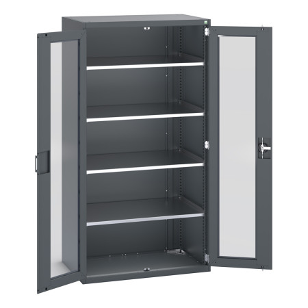 40021134 - CUBIO Armoire SMFS-10620-2 - Avec 2 Portes Transparentes et 4 Tablettes - LxPxH 1050x650x2000mm
- Full Gris Anthracite RAL 7016 40021134 - CUBIO Armoire SMFS-10620-2 - Avec 2 Portes Transparentes et 4 Tablettes - LxPxH 1050x650x2000mm
- Full Gris Anthracite RAL 7016