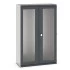40014023 - CUBIO Armoire SMLFS-13520 - Avec 2 Portes Transparentes - LxPxH 1300x525x2000mm - Gris Anthracite RAL 7016 40014023 - CUBIO Armoire SMLFS-13520 - Avec 2 Portes Transparentes - LxPxH 1300x525x2000mm - Gris Anthracite RAL 7016