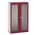 40022023 - CUBIO Armoire SMLFS-13620 - Avec 2 Portes Transparentes - LxPxH 1300x650x2000mm - Rouge Pourpre RAL 3004 40022023 - CUBIO Armoire SMLFS-13620 - Avec 2 Portes Transparentes - LxPxH 1300x650x2000mm - Rouge Pourpre RAL 3004