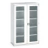 40022060 - CUBIO Armoire SMFS-13620-1 - Avec 2 Portes Transparentes et 4 Tablettes - LxPxH 1300x650x2000mm - Gris Clair RAL 7035 40022060 - CUBIO Armoire SMFS-13620-1 - Avec 2 Portes Transparentes et 4 Tablettes - LxPxH 1300x650x2000mm - Gris Clair RAL 7035