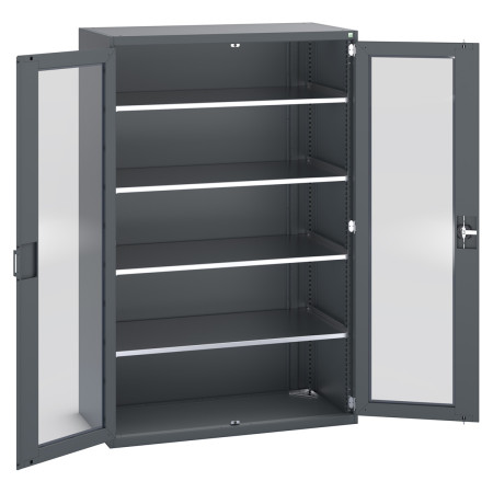 40022060 - CUBIO Armoire SMFS-13620-1 - Avec 2 Portes Transparentes et 4 Tablettes - LxPxH 1300x650x2000mm
- Full Gris Anthracite RAL 7016 40022060 - CUBIO Armoire SMFS-13620-1 - Avec 2 Portes Transparentes et 4 Tablettes - LxPxH 1300x650x2000mm
- Full Gris Anthracite RAL 7016