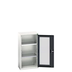 Armoire à portes transparentes VERSO - Hauteur 1000 mm