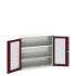 16926272 - Armoire VERSO à Double Portes Transparentes 1050x350x1000 - 2 tablettes - Rouge Pourpre RAL 3004 16926272 - Armoire VERSO à Double Portes Transparentes 1050x350x1000 - 2 tablettes - Rouge Pourpre RAL 3004