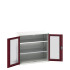 16926276 - Armoire VERSO à Double Portes Transparentes 1050x550x1000 - 2 tablettes - Rouge Pourpre RAL 3004 16926276 - Armoire VERSO à Double Portes Transparentes 1050x550x1000 - 2 tablettes - Rouge Pourpre RAL 3004