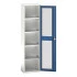 16926073 - Armoire VERSO à Porte Transparente 525x350x2000 - 4 tablettes - Bleu Gentiane RAL 5010 16926073 - Armoire VERSO à Porte Transparente 525x350x2000 - 4 tablettes - Bleu Gentiane RAL 5010
