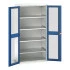 16926277 - Armoire VERSO à Double Portes Transparentes 1050x550x2000 - 4 tablettes - Bleu Gentiane RAL 5010 16926277 - Armoire VERSO à Double Portes Transparentes 1050x550x2000 - 4 tablettes - Bleu Gentiane RAL 5010