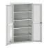 16926277 - Armoire VERSO à Double Portes Transparentes 1050x550x2000 - 4 tablettes - Gris Clair RAL 7035 16926277 - Armoire VERSO à Double Portes Transparentes 1050x550x2000 - 4 tablettes - Gris Clair RAL 7035