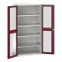 16926277 - Armoire VERSO à Double Portes Transparentes 1050x550x2000 - 4 tablettes - Rouge Pourpre RAL 3004 16926277 - Armoire VERSO à Double Portes Transparentes 1050x550x2000 - 4 tablettes - Rouge Pourpre RAL 3004