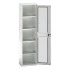 16926073 - Armoire VERSO à Porte Transparente 525x350x2000 - 4 tablettes - Gris Clair RAL 7035 16926073 - Armoire VERSO à Porte Transparente 525x350x2000 - 4 tablettes - Gris Clair RAL 7035