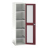 16926077 - Armoire VERSO à Porte Transparente 525x550x2000 - 4 tablettes - Rouge Pourpre RAL 3004 16926077 - Armoire VERSO à Porte Transparente 525x550x2000 - 4 tablettes - Rouge Pourpre RAL 3004