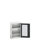 16926070 - Armoire VERSO à Porte Transparente 525x350x800 - 2 tablettes - Gris Anthracite RAL 7016 16926070 - Armoire VERSO à Porte Transparente 525x350x800 - 2 tablettes - Gris Anthracite RAL 7016