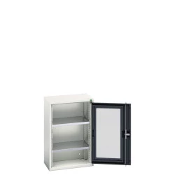 Armoire à portes transparentes VERSO - Hauteur 800 mm