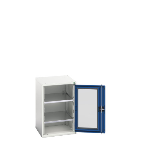 16926074 - Armoire VERSO à Porte Transparente 525x550x800 - 2 tablettes - Bleu Gentiane RAL 5010 16926074 - Armoire VERSO à Porte Transparente 525x550x800 - 2 tablettes - Bleu Gentiane RAL 5010