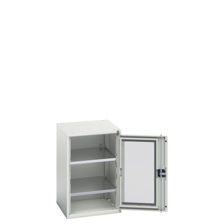 16926074 - Armoire VERSO à Porte Transparente 525x550x800 - 2 tablettes - Gris Clair RAL 7035 16926074 - Armoire VERSO à Porte Transparente 525x550x800 - 2 tablettes - Gris Clair RAL 7035
