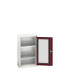 16926071 - Armoire VERSO à Porte Transparente 525x350x900 - 2 tablettes - Rouge Pourpre RAL 3004 16926071 - Armoire VERSO à Porte Transparente 525x350x900 - 2 tablettes - Rouge Pourpre RAL 3004