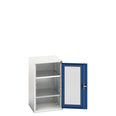 16926075 - Armoire VERSO à Porte Transparente 525x550x900 - 2 tablettes - Bleu Gentiane RAL 5010 16926075 - Armoire VERSO à Porte Transparente 525x550x900 - 2 tablettes - Bleu Gentiane RAL 5010