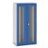 40301036 - Armoire CUBIO SMV-10620-44 - Portes Transp 4 Pann à Bacs Coulissants - LxPxH 1050x650x2000mm - Bleu Gentiane RAL 5010 40301036 - Armoire CUBIO SMV-10620-44 - Portes Transp 4 Pann à Bacs Coulissants - LxPxH 1050x650x2000mm - Bleu Gentiane RAL 5010
