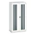 40301012 - Armoire CUBIO SMV-10620-42 - Portes Transp, 4 Pann Perfo Coulissants - LxPxH 1050x650x2000mm - Gris Clair RAL 7035 40301012 - Armoire CUBIO SMV-10620-42 - Portes Transp, 4 Pann Perfo Coulissants - LxPxH 1050x650x2000mm - Gris Clair RAL 7035