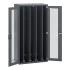 40301012 - Armoire CUBIO SMV-10620-42 - Portes Transp, 4 Pann Perfo Coulissants - LxPxH 1050x650x2000mm - Full Gris Anthracite RAL 7016 40301012 - Armoire CUBIO SMV-10620-42 - Portes Transp, 4 Pann Perfo Coulissants - LxPxH 1050x650x2000mm - Full Gris Anthracite RAL 7016