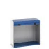 40201007 - CUBIO Armoire SMLR-13612 - Caisson nu Avec Porte Rideau - LxPxH 1300x650x1200mm - Bleu Gentiane RAL 5010 40201007 - CUBIO Armoire SMLR-13612 - Caisson nu Avec Porte Rideau - LxPxH 1300x650x1200mm - Bleu Gentiane RAL 5010