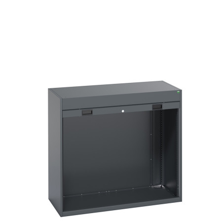 40201007 - CUBIO Armoire SMLR-13612 - Caisson nu Avec Porte Rideau - LxPxH 1300x650x1200mm - Full Gris Anthracite RAL 7016 40201007 - CUBIO Armoire SMLR-13612 - Caisson nu Avec Porte Rideau - LxPxH 1300x650x1200mm - Full Gris Anthracite RAL 7016
