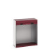 40201001 - Armoire CUBIO SMLR-10512 - Caisson Nu Avec Porte Rideau - LxPxH 1050x525x1200mm - Rouge Pourpre RAL 3004 40201001 - Armoire CUBIO SMLR-10512 - Caisson Nu Avec Porte Rideau - LxPxH 1050x525x1200mm - Rouge Pourpre RAL 3004
