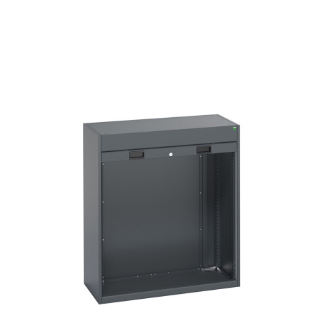 40201001 - Armoire CUBIO SMLR-10512 - Caisson Nu Avec Porte Rideau - LxPxH 1050x525x1200mm - Full Gris Anthracite RAL 7016 40201001 - Armoire CUBIO SMLR-10512 - Caisson Nu Avec Porte Rideau - LxPxH 1050x525x1200mm - Full Gris Anthracite RAL 7016