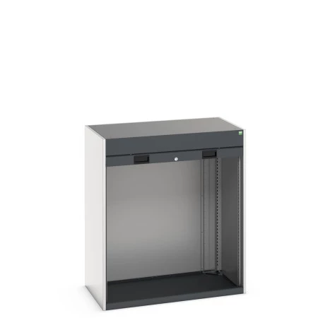 40201003 - CUBIO Armoire SMLR-10612 - Caisson nu Avec Porte Rideau - LxPxH 1050x650x1200mm - Gris Anthracite RAL 7016 40201003 - CUBIO Armoire SMLR-10612 - Caisson nu Avec Porte Rideau - LxPxH 1050x650x1200mm - Gris Anthracite RAL 7016