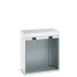 40201003 - CUBIO Armoire SMLR-10612 - Caisson nu Avec Porte Rideau - LxPxH 1050x650x1200mm - Gris Clair RAL 7035 40201003 - CUBIO Armoire SMLR-10612 - Caisson nu Avec Porte Rideau - LxPxH 1050x650x1200mm - Gris Clair RAL 7035