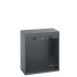 40201003 - CUBIO Armoire SMLR-10612 - Caisson nu Avec Porte Rideau - LxPxH 1050x650x1200mm - Full Gris Anthracite RAL 7016 40201003 - CUBIO Armoire SMLR-10612 - Caisson nu Avec Porte Rideau - LxPxH 1050x650x1200mm - Full Gris Anthracite RAL 7016