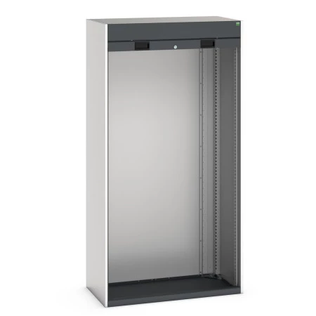 40201002 - Armoire CUBIO SMLR-10520 - Caisson Nu Avec Porte Rideau - LxPxH 1050x525x2000mm - Gris Anthracite RAL 7016