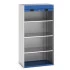 40201021 - Armoire CUBIO SMR-10620-10 - Avec Porte Rideau et 3 Tablettes - LxPxH 1050x650x2000mm - Bleu Gentiane RAL 5010 40201021 - Armoire CUBIO SMR-10620-10 - Avec Porte Rideau et 3 Tablettes - LxPxH 1050x650x2000mm - Bleu Gentiane RAL 5010