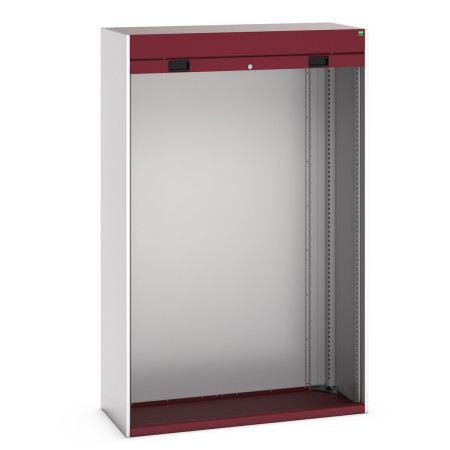 40201006 - Armoire CUBIO SMLR-13520 - Caisson Nu Avec Porte Rideau - LxPxH 1300x525x2000mm - Rouge Pourpre RAL 3004 40201006 - Armoire CUBIO SMLR-13520 - Caisson Nu Avec Porte Rideau - LxPxH 1300x525x2000mm - Rouge Pourpre RAL 3004