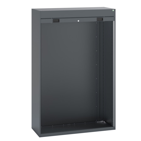 40201006 - Armoire CUBIO SMLR-13520 - Caisson Nu Avec Porte Rideau - LxPxH 1300x525x2000mm - Full Gris Anthracite RAL 7016 40201006 - Armoire CUBIO SMLR-13520 - Caisson Nu Avec Porte Rideau - LxPxH 1300x525x2000mm - Full Gris Anthracite RAL 7016
