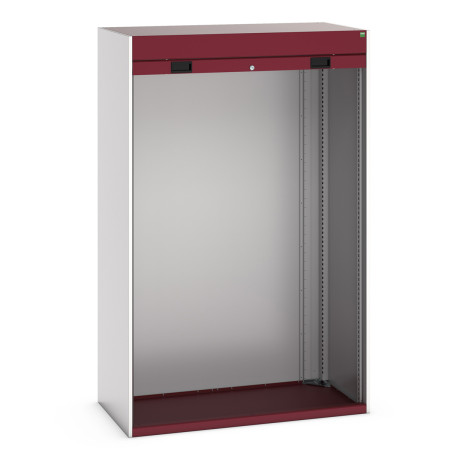 40201008 - CUBIO Armoire SMLR-13620 - Caisson nu Avec Porte Rideau - LxPxH 1300x650x2000mm - Rouge Pourpre RAL 3004 40201008 - CUBIO Armoire SMLR-13620 - Caisson nu Avec Porte Rideau - LxPxH 1300x650x2000mm - Rouge Pourpre RAL 3004