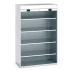 40201013 - CUBIO Armoire SMR-13620-1 - Avec Porte Rideau et 4 Tablettes - LxPxH 1300x650x2000mm - Gris Clair RAL 7035 40201013 - CUBIO Armoire SMR-13620-1 - Avec Porte Rideau et 4 Tablettes - LxPxH 1300x650x2000mm - Gris Clair RAL 7035
