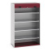 40201013 - CUBIO Armoire SMR-13620-1 - Avec Porte Rideau et 4 Tablettes - LxPxH 1300x650x2000mm - Rouge Pourpre RAL 3004 40201013 - CUBIO Armoire SMR-13620-1 - Avec Porte Rideau et 4 Tablettes - LxPxH 1300x650x2000mm - Rouge Pourpre RAL 3004