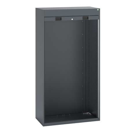 40201002 - Armoire CUBIO SMLR-10520 - Caisson Nu Avec Porte Rideau - LxPxH 1050x525x2000mm - Full Gris Anthracite RAL 7016 40201002 - Armoire CUBIO SMLR-10520 - Caisson Nu Avec Porte Rideau - LxPxH 1050x525x2000mm - Full Gris Anthracite RAL 7016