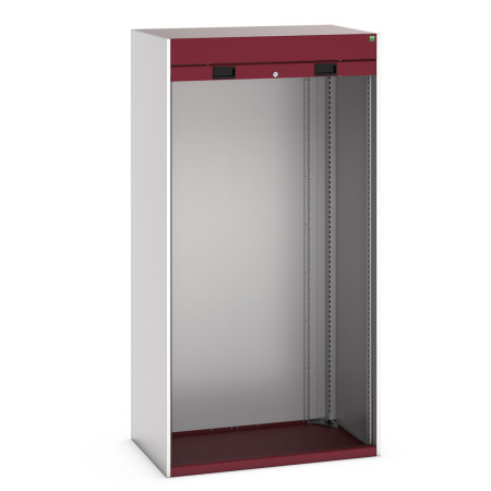 40201004 - CUBIO Armoire SMLR-10620 - Caisson nu Avec Porte Rideau - LxPxH 1050x650x2000mm - Rouge Pourpre RAL 3004 40201004 - CUBIO Armoire SMLR-10620 - Caisson nu Avec Porte Rideau - LxPxH 1050x650x2000mm - Rouge Pourpre RAL 3004