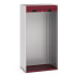 40201004 - CUBIO Armoire SMLR-10620 - Caisson nu Avec Porte Rideau - LxPxH 1050x650x2000mm - Rouge Pourpre RAL 3004 40201004 - CUBIO Armoire SMLR-10620 - Caisson nu Avec Porte Rideau - LxPxH 1050x650x2000mm - Rouge Pourpre RAL 3004