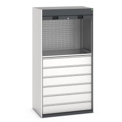 Armoire à rideau CUBIO pour bacs - Hauteur 2000 mm