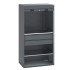 40201023 - Armoire CUBIO SMR-10620-12 Porte Rideau - 2 Tablettes, 2 Tiroirs de 175mm, 2 Panneaux à Bacs - LxPxH 1050x650x2000mm - Full Gris Anthracite RAL 7016 40201023 - Armoire CUBIO SMR-10620-12 Porte Rideau - 2 Tablettes, 2 Tiroirs de 175mm, 2 Panneaux à Bacs - LxPxH 1050x650x2000mm - Full Gris Anthracite RAL 7016