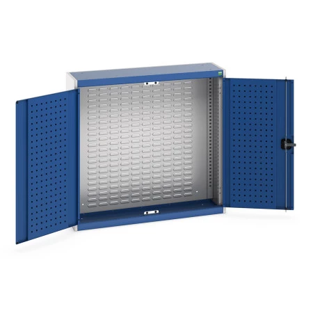 40031063 - Armoire Murale à Bacs CUBIO - Avec Fond à Bacs - LxPxH 1050x525x1000mm - Bleu Gentiane RAL 5010 40031063 - Armoire Murale à Bacs CUBIO - Avec Fond à Bacs - LxPxH 1050x525x1000mm - Bleu Gentiane RAL 5010