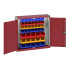 40031065 - Armoire Murale à Bacs CUBIO - Avec Fond à Bacs et 43 Bacs - LxPxH 1050x325x1000mm - Rouge Pourpre RAL 3004 40031065 - Armoire Murale à Bacs CUBIO - Avec Fond à Bacs et 43 Bacs - LxPxH 1050x325x1000mm - Rouge Pourpre RAL 3004