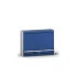 40031071 - CUBIO Caisson mural - Avec Fond à Bacs et Porte battante - LxPxH 800x325x600mm - Bleu Gentiane RAL 5010 40031071 - CUBIO Caisson mural - Avec Fond à Bacs et Porte battante - LxPxH 800x325x600mm - Bleu Gentiane RAL 5010