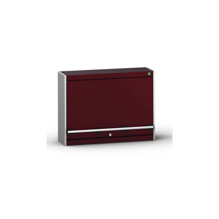 40031087 - CUBIO Caisson mural - Avec Fond à Bacs et Porte battante - LxPxH 1050x325x600mm - Rouge Pourpre RAL 3004 40031087 - CUBIO Caisson mural - Avec Fond à Bacs et Porte battante - LxPxH 1050x325x600mm - Rouge Pourpre RAL 3004