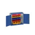 40031064 - Armoire Murale à Bacs CUBIO - Avec Fond à Bacs et 23 Bacs - LxPxH 800x325x700mm - Bleu Gentiane RAL 5010 40031064 - Armoire Murale à Bacs CUBIO - Avec Fond à Bacs et 23 Bacs - LxPxH 800x325x700mm - Bleu Gentiane RAL 5010