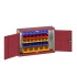 40031057 - Armoire Murale à Bacs CUBIO - Avec Fond à Bacs et 33 Bacs - LxPxH 1050x325x700mm - Rouge Pourpre RAL 3004 40031057 - Armoire Murale à Bacs CUBIO - Avec Fond à Bacs et 33 Bacs - LxPxH 1050x325x700mm - Rouge Pourpre RAL 3004