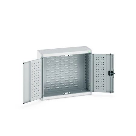 40031061 - Armoire Murale à Bacs CUBIO - Avec Fond à Bacs - LxPxH 800x325x700mm - Gris Clair RAL 7035 40031061 - Armoire Murale à Bacs CUBIO - Avec Fond à Bacs - LxPxH 800x325x700mm - Gris Clair RAL 7035