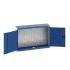 40031056 - Armoire Murale à Bacs CUBIO - Avec Fond à Bacs - LxPxH 1050x325x700mm - Bleu Gentiane RAL 5010 40031056 - Armoire Murale à Bacs CUBIO - Avec Fond à Bacs - LxPxH 1050x325x700mm - Bleu Gentiane RAL 5010